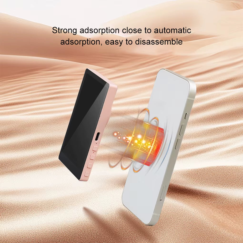 Revolutionize Your Vlogging with the Smartphone Wireless Magnetic Monitor Screen - Perfect for Selfies and Live Streaming!